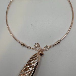 Dubarry Copper Clad Necklace with Rhinestones